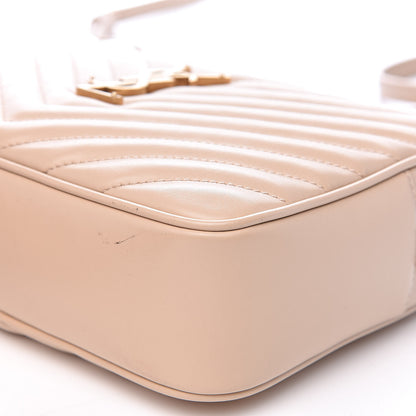Saint Laurent Calfskin Matelasse Monogram Lou Camera Bag Nude Powder 9 of 10