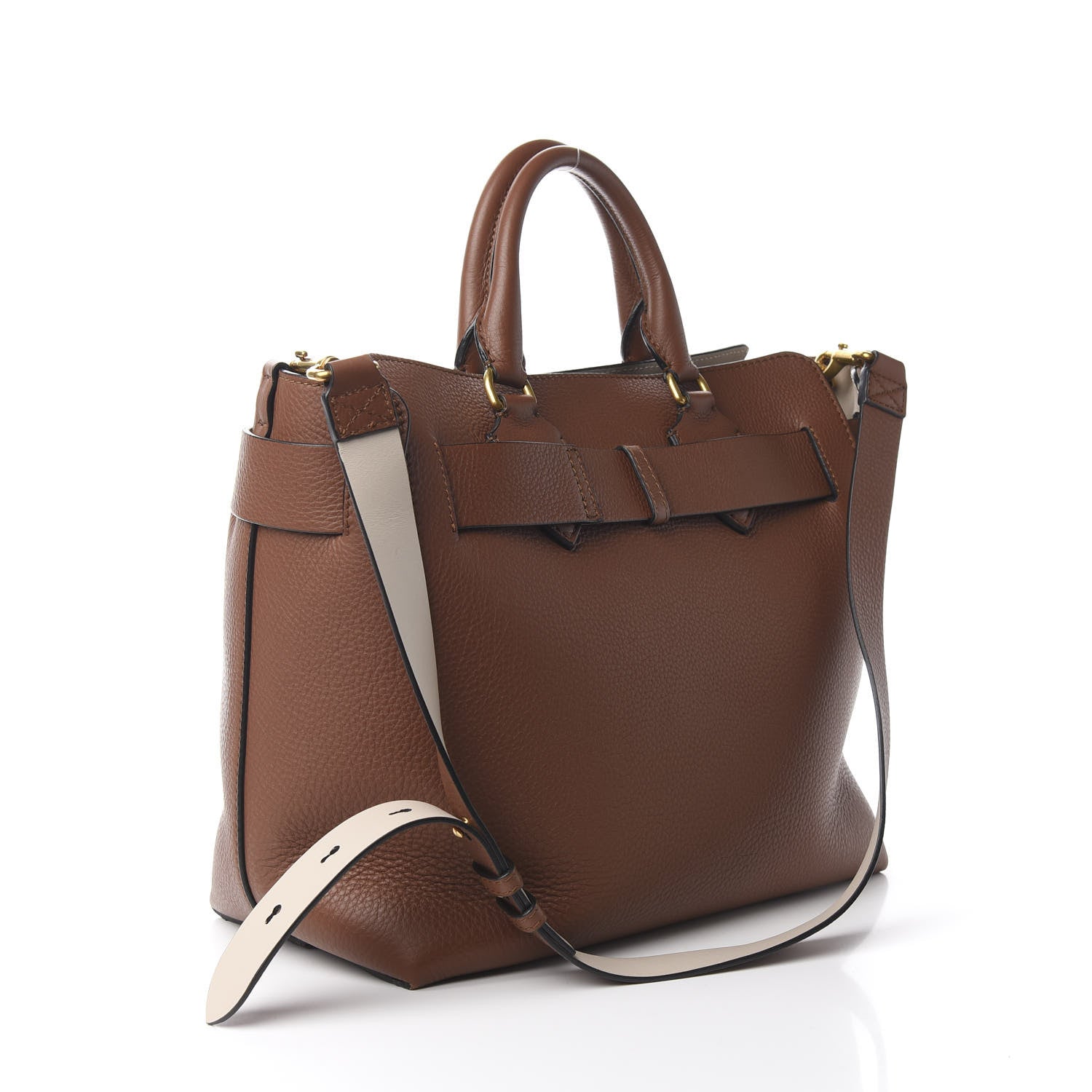 Burberry Soft Grain Calfskin Medium Belt Bag Tan 2 of 10