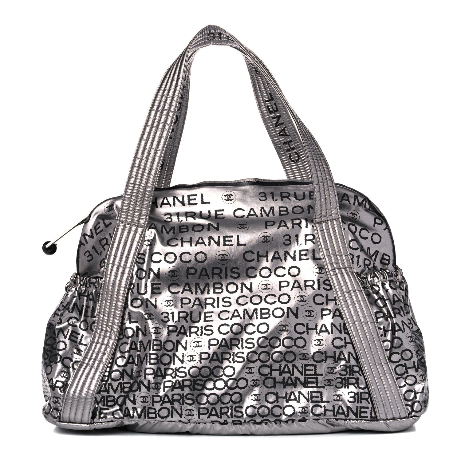 Chanel Lacquered Canvas Medium Unlimited Tote Argent Fonce 1 of 12