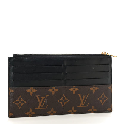 Louis Vuitton Monogram Slim Purse Black 3 of 10