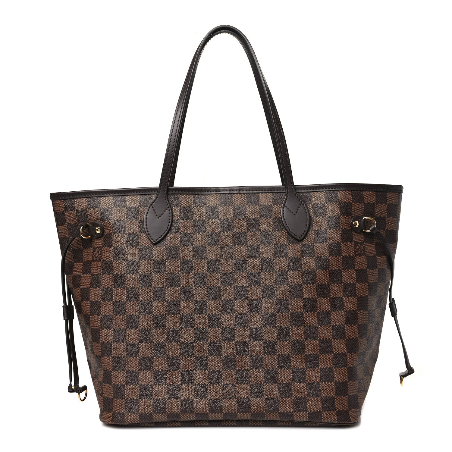 Louis Vuitton Damier Ebene Neo Neverfull MM Rose Ballerine 1 of 11