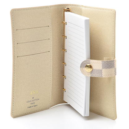 Louis Vuitton Damier Azur Small Ring Agenda Cover 5 of 10