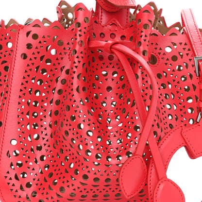 Alaia Calfskin Vienne Rose-Marie 19 Bag Red 7 of 9