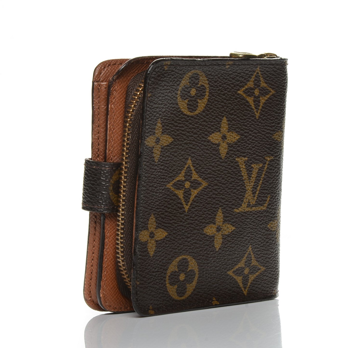Monogram Compact Zippe Zipped Wallet