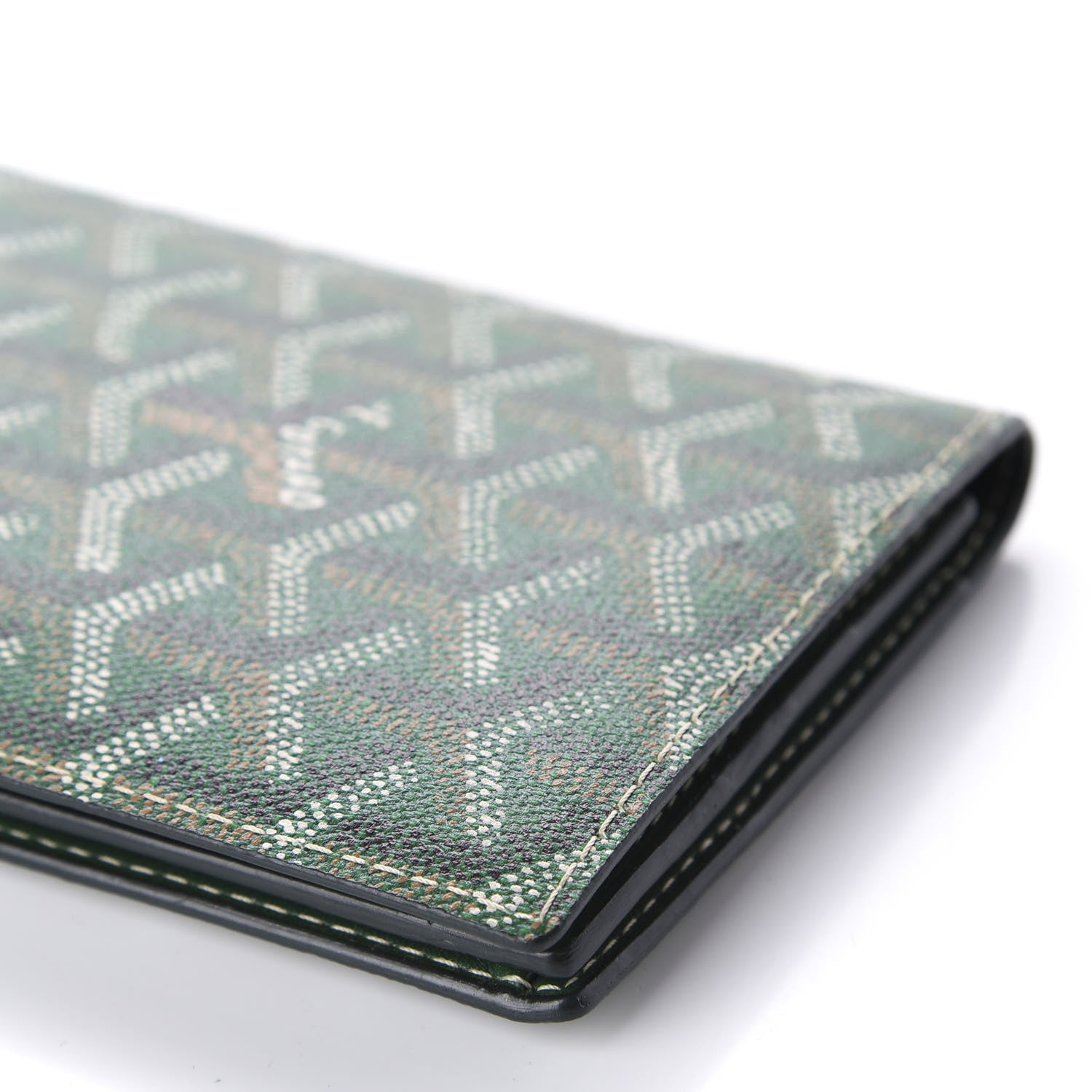 Goyard Goyardine Pocket Organizer Wallet Green 7 of 8