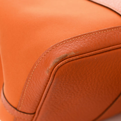 Hermes Toile Negonda Garden Party Tote 36 MM Orange 11 of 15