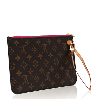 Louis Vuitton Monogram Neverfull MM GM Pochette Pivoine 3 of 11