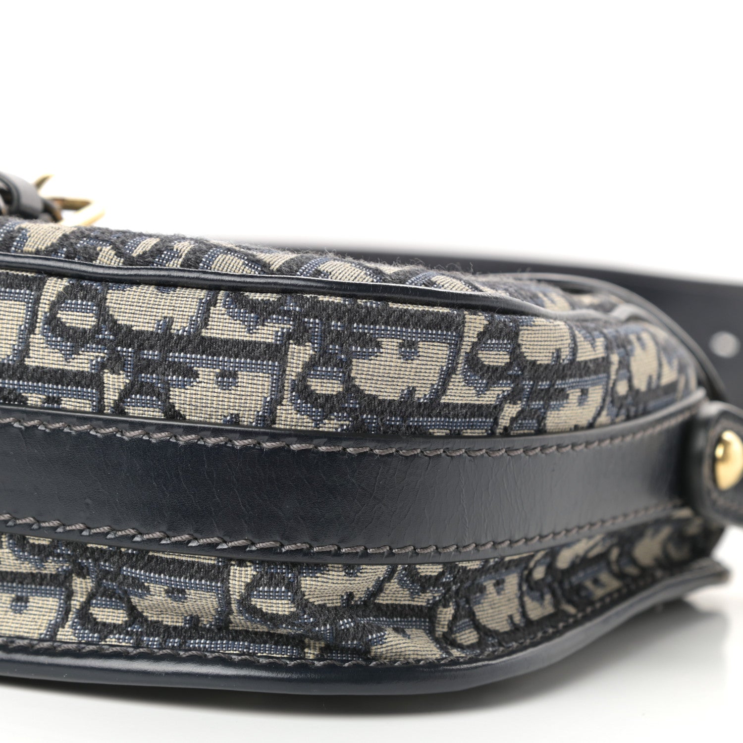 Christian Dior Oblique Crossbody Navy Blue 8 of 9