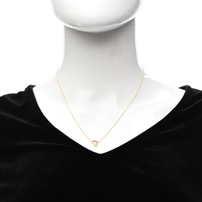 Tiffany 18K Yellow Gold Mini Paloma Picasso Loving Heart Pendant Necklace 2 of 4