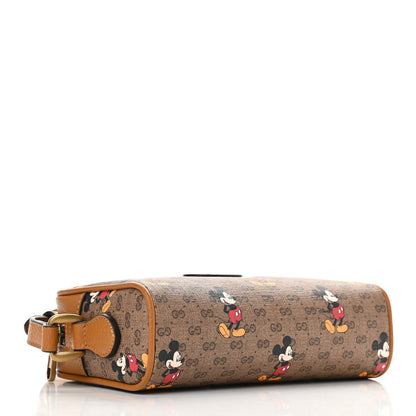 Gucci X DISNEY Mini Vintage GG Supreme Monogram Mickey Mouse Shoulder Bag Beige Vintage Sun Oil 4 of 9