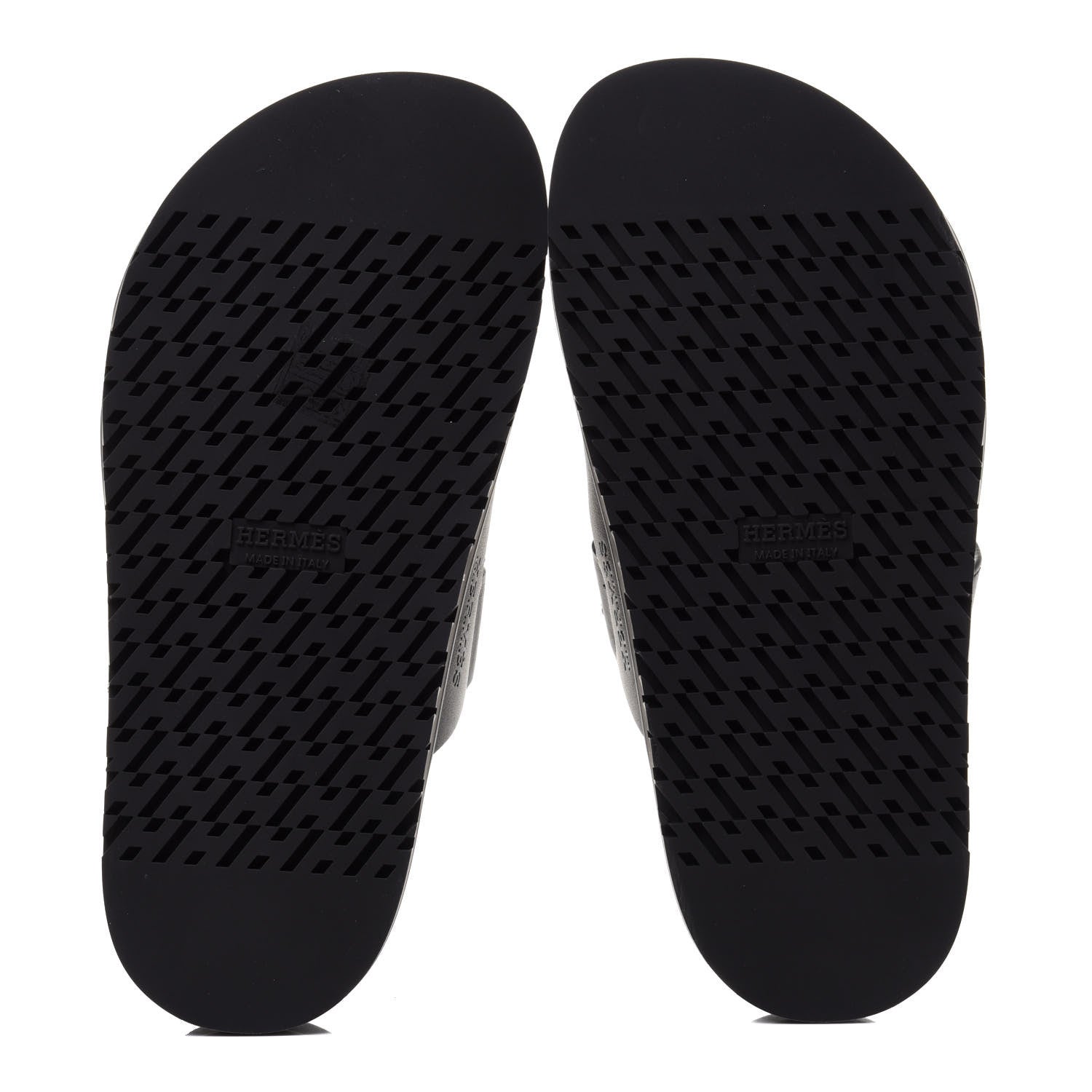 Hermes Calfskin Womens Chypre Sandals 35 Black 5 of 9