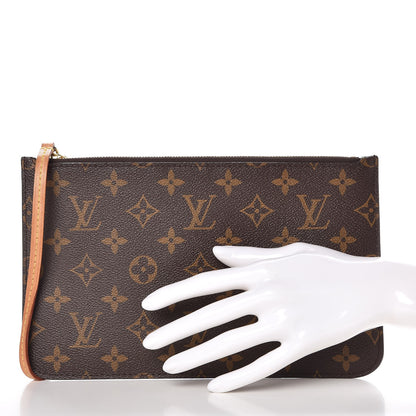 Louis Vuitton Monogram Neverfull MM GM Pochette 2 of 9