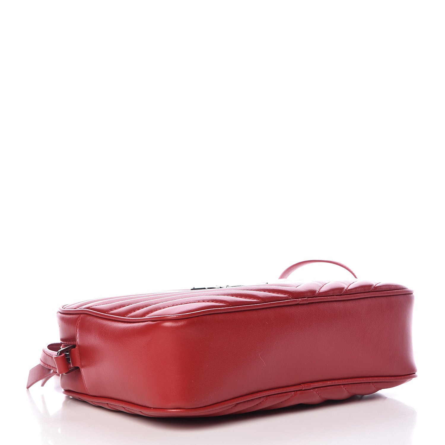 Saint Laurent Calfskin Matelasse Monogram Lou Camera Bag Rouge Eros 4 of 10