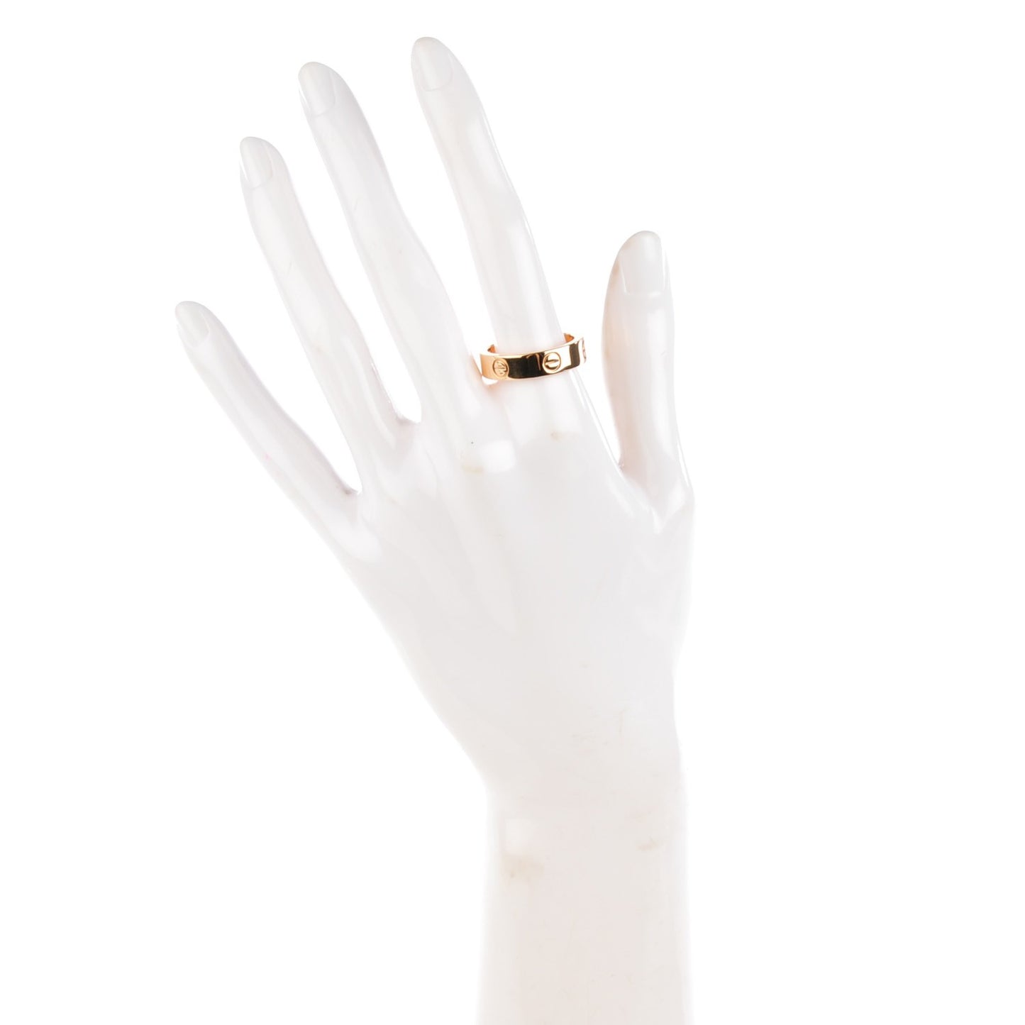 18K Pink Gold Pink Sapphire 5.5mm LOVE Ring 59 9.25