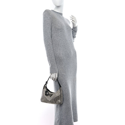 Prada Satin Crystal Mini Re-Edition 2000 Bag Cristal 2 of 11