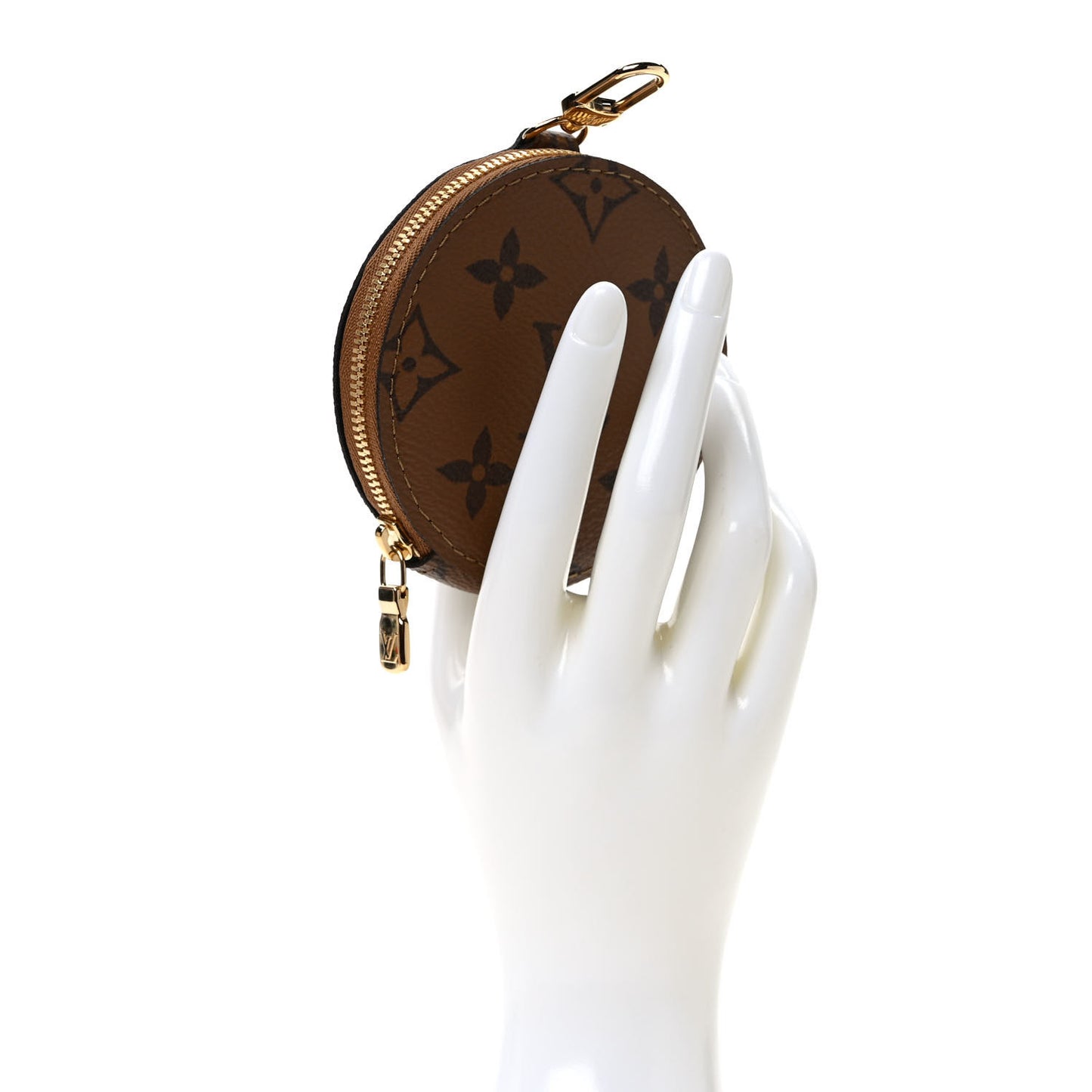 Reverse Monogram Bandouliere Round Coin Purse