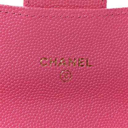 Chanel Caviar Quilted Medium Flap Wallet Pink 6 of 9