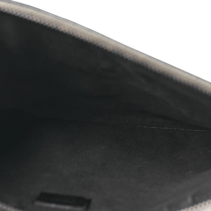 Fendi Vitello Century Elite Monster Eyes Pouch Black Graphite 5 of 12