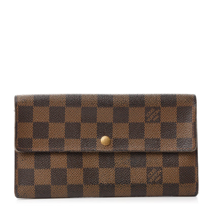 Louis Vuitton Damier Ebene Sarah Wallet 1 of 11