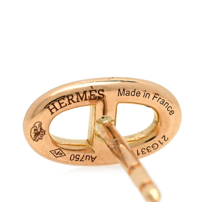 Hermes 18K Rose Gold TPM Farandole Stud Earrings 4 of 5