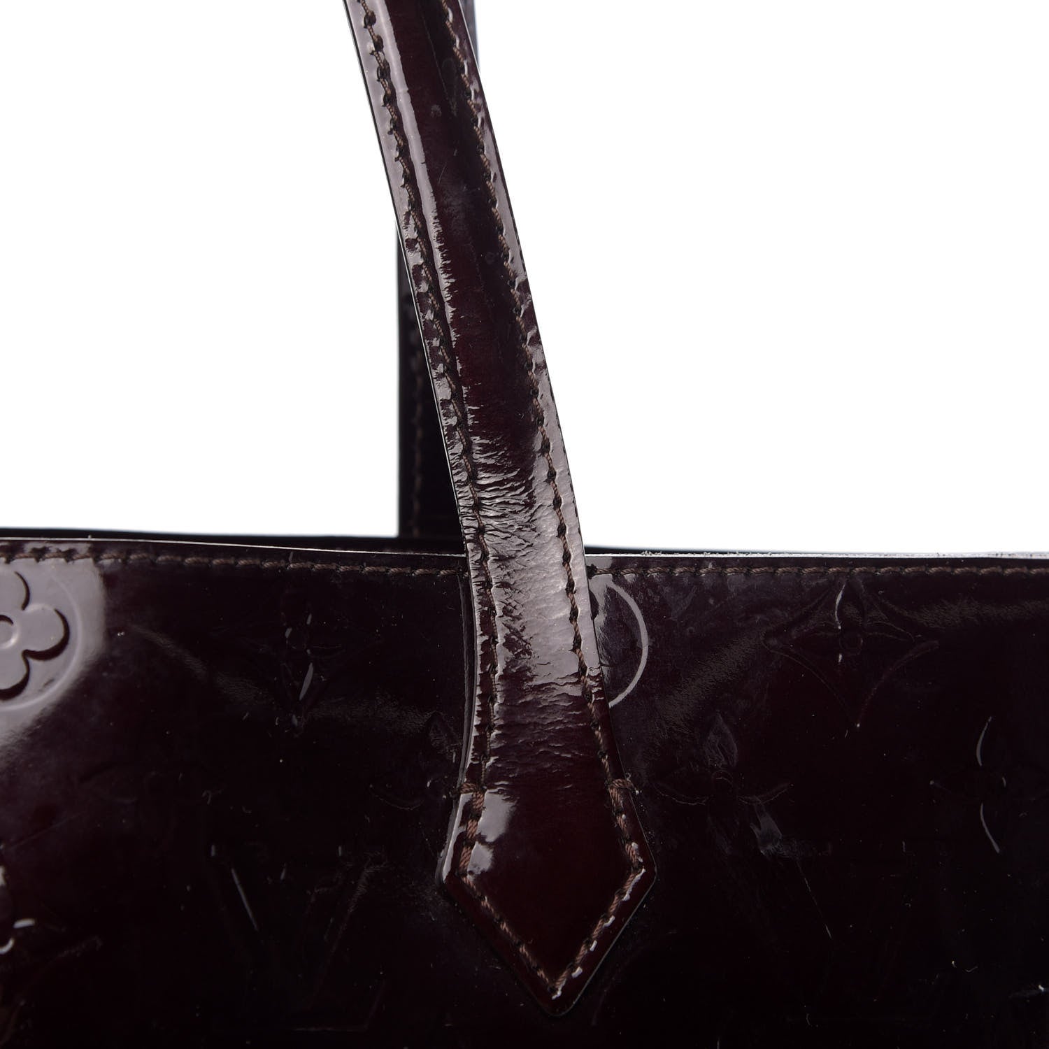 Louis Vuitton Vernis Wilshire GM Amarante 11 of 13