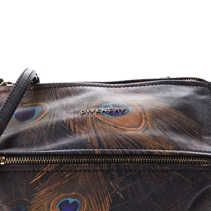 Givenchy Calfskin Peacock Print Mini Pandora Multicolor 10 of 10