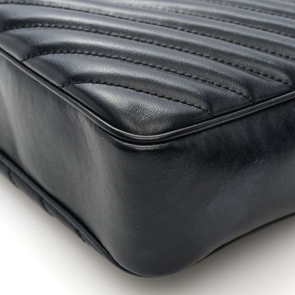 Saint Laurent Calfskin Matelasse Monogram Lou Camera Bag Black 9 of 9