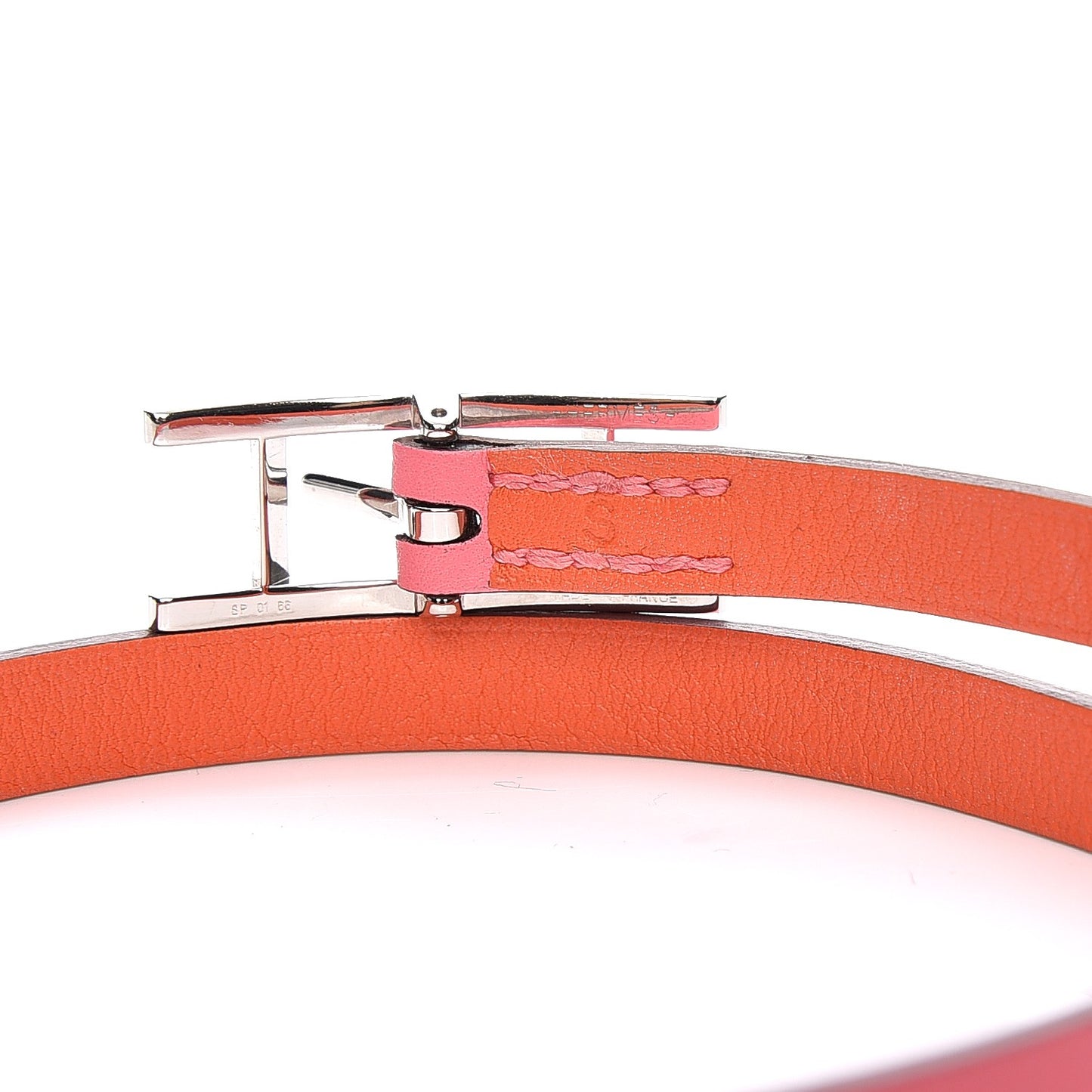 Swift Behapi Double Tour Reversible Bracelet Small Rose Azalee Orange Poppy
