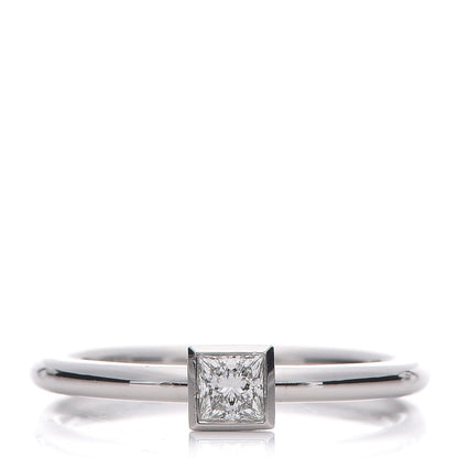 Tiffany Platinum Diamond .19ct Bezet Ring 49.3 5 1 of 6