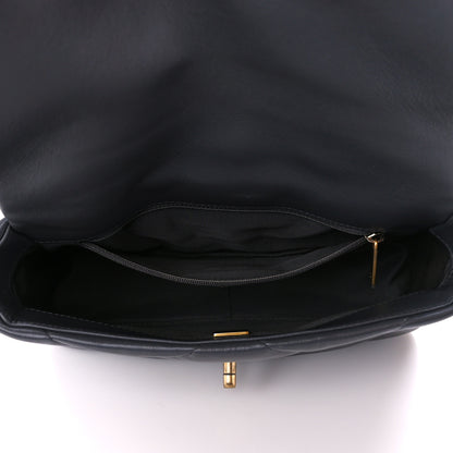 Chanel Lambskin Quilted Medium Chanel 19 Flap Dark Grey 5 of 10