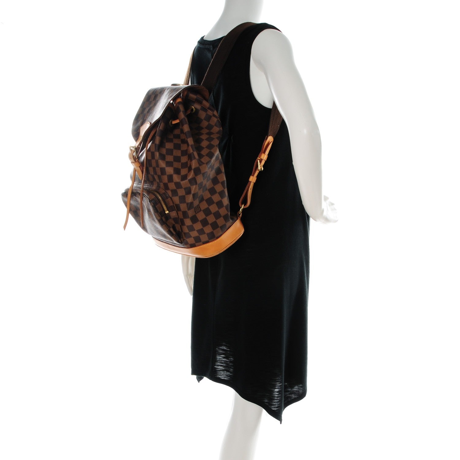 Louis Vuitton Damier Ebene Montsouris GM Backpack 2 of 10