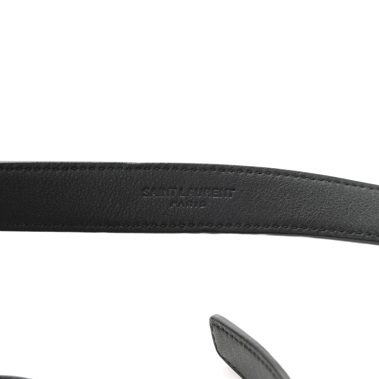 Smooth Calfskin Monogram Square Buckle Belt 95 38 Black