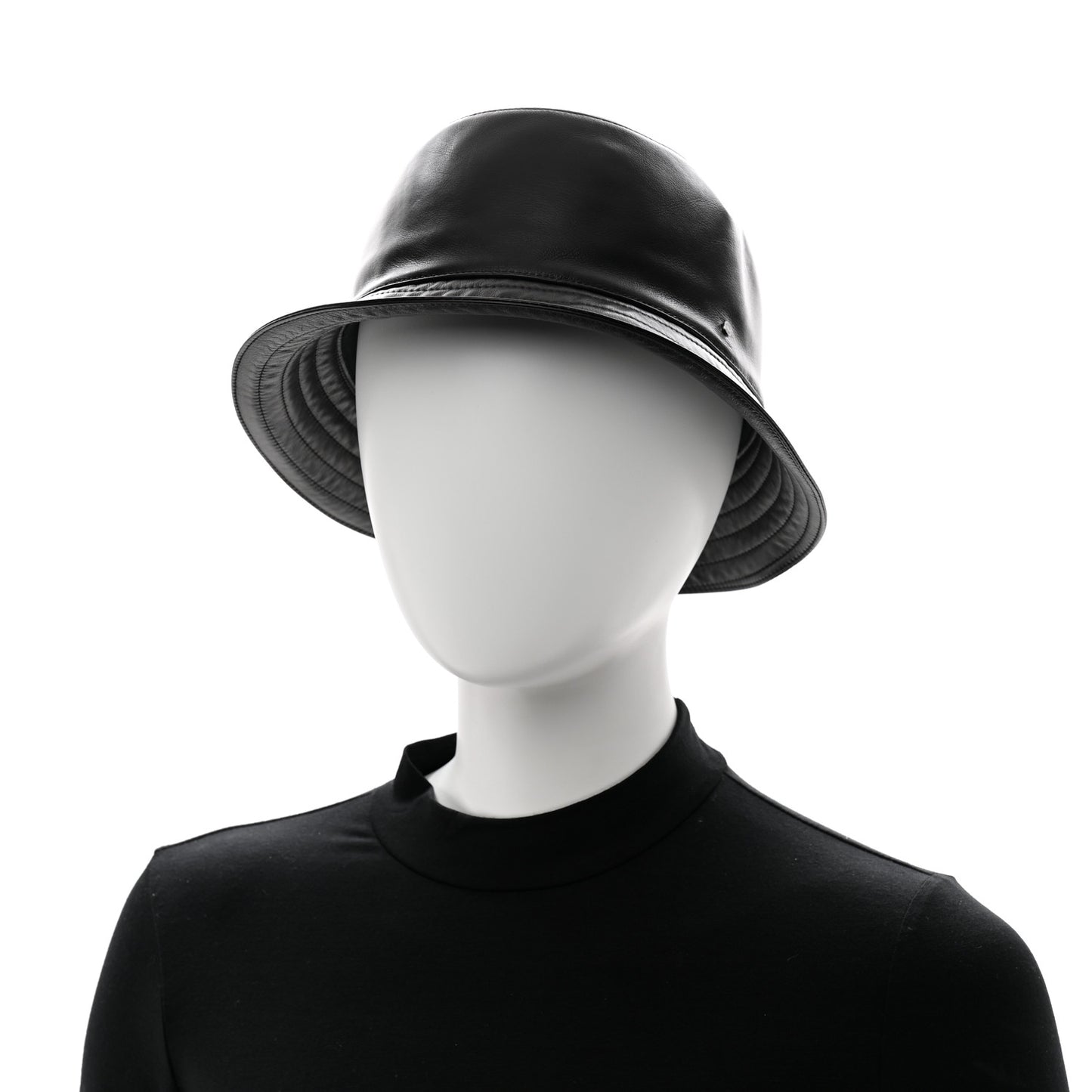 Newton Calfskin Fred Bucket Hat 59 Black