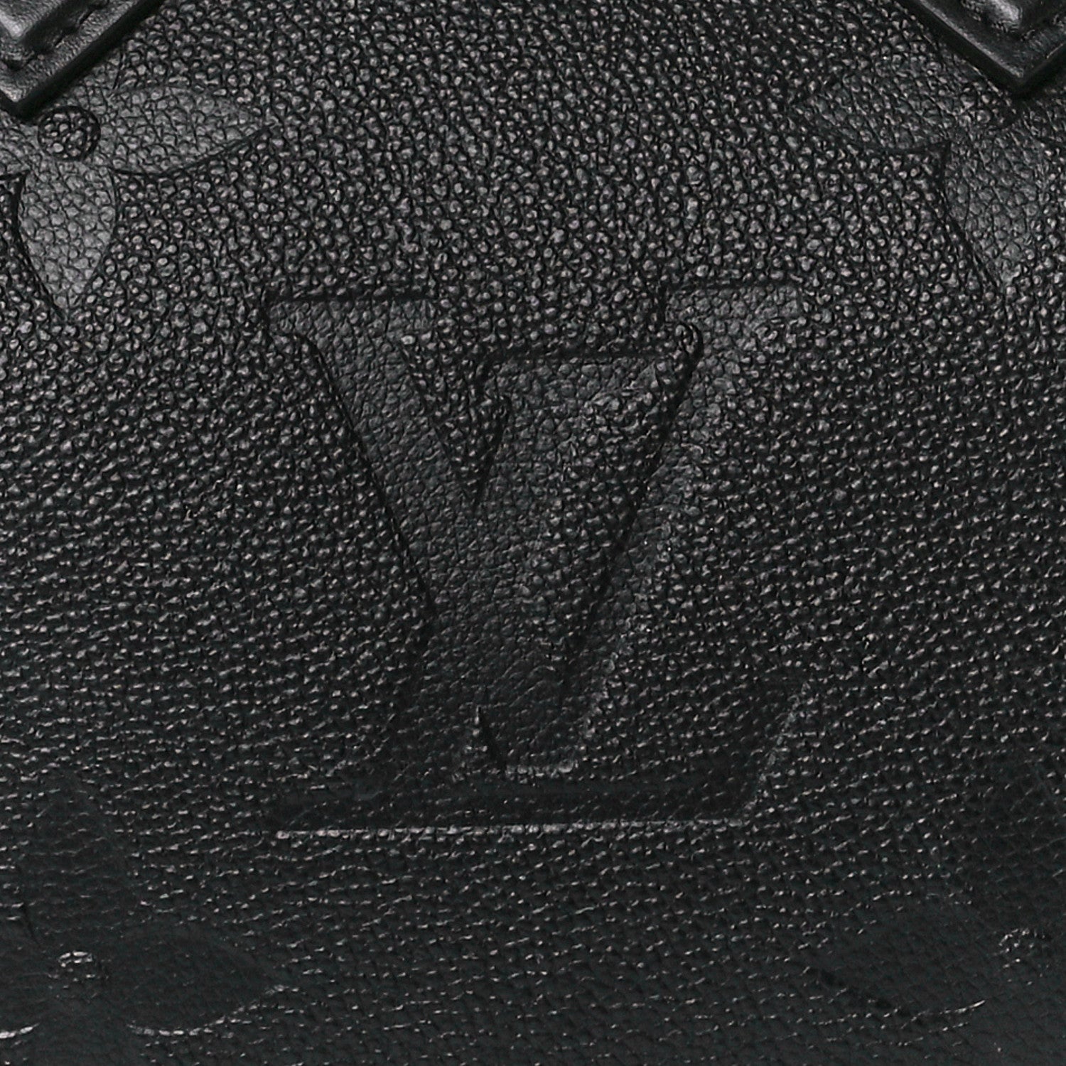 Louis Vuitton Empreinte Monogram Giant Speedy Bandouliere 25 Black 8 of 12