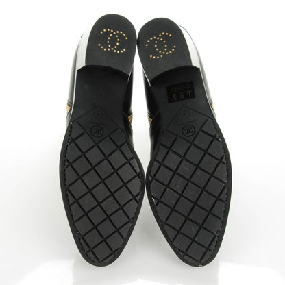 Chanel Calfskin Double Zip Short Boots 40 Black 6 of 11