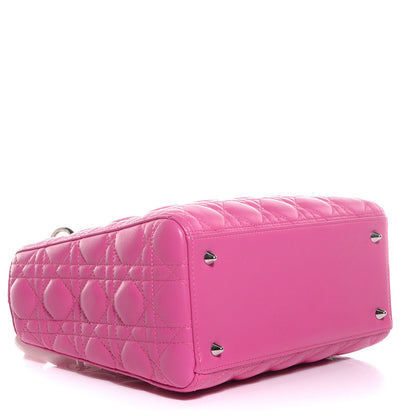 Christian Dior Lambskin Cannage Medium Lady Dior Pink 4 of 7