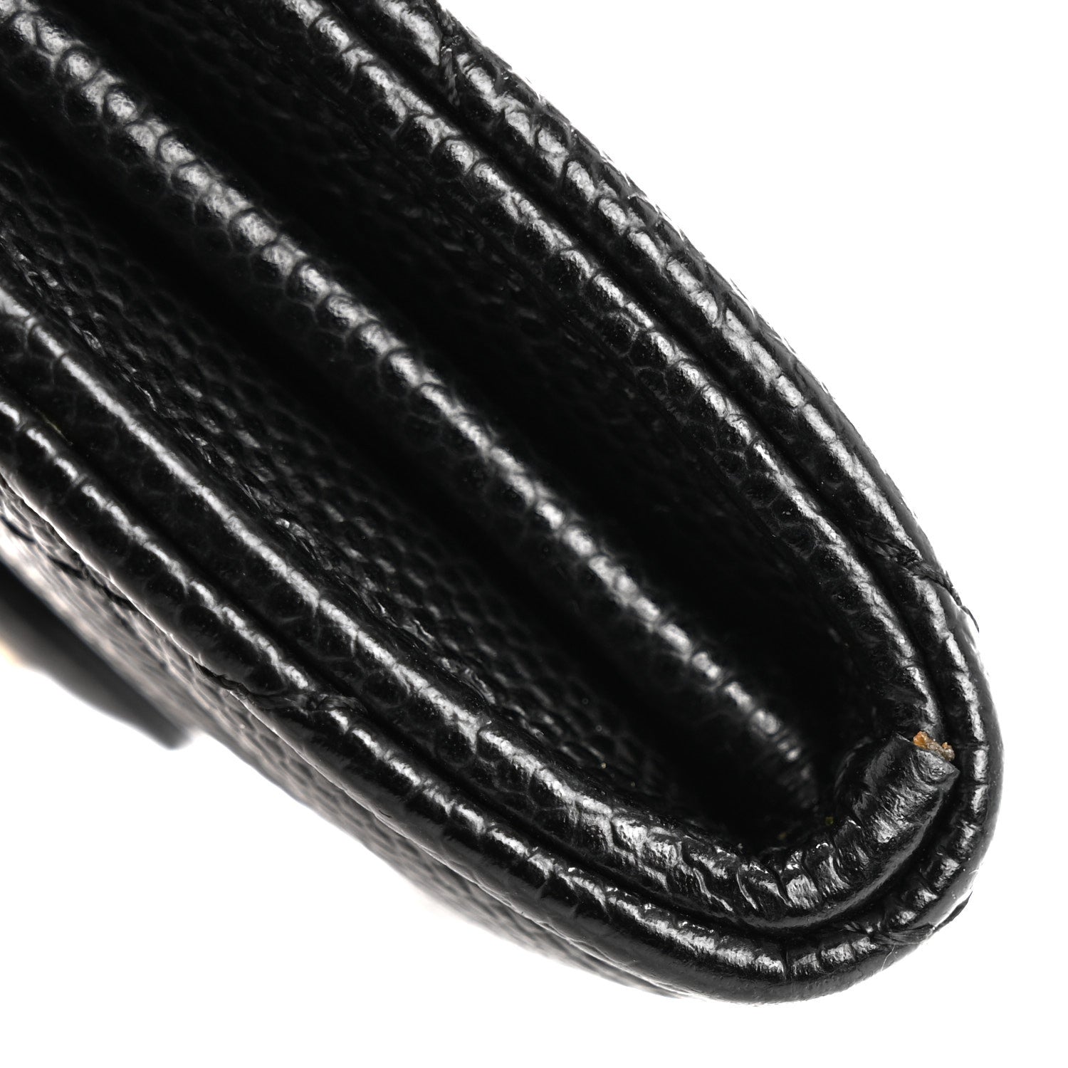 Chanel Caviar Quilted Flap Card Holder Wallet Black 11 of 12