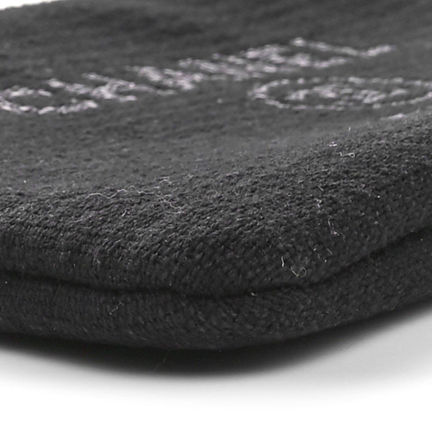 Mixed Fibers Small Deauville Pouch Black