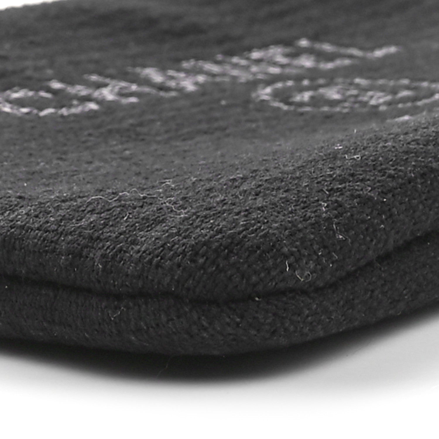 Chanel Mixed Fibers Small Deauville Pouch Black 7 of 8