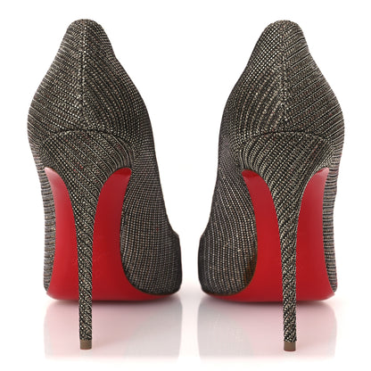 Christian Louboutin Glitter Chain Pigalle Follies 100 Pumps 40 Roche 6 of 10
