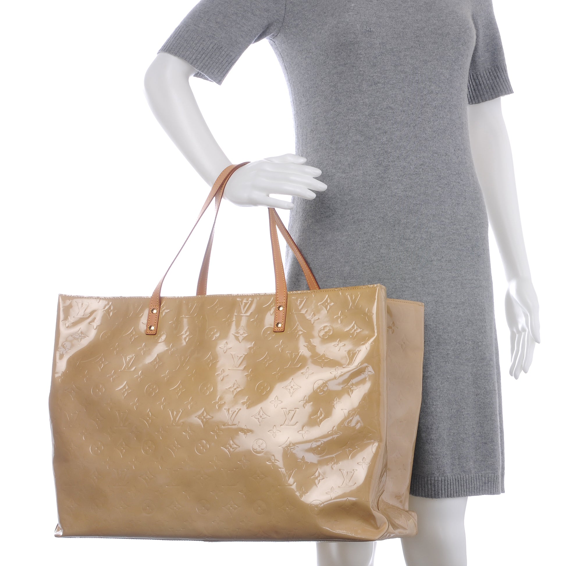 Louis Vuitton Vernis Reade GM Beige 2 of 7