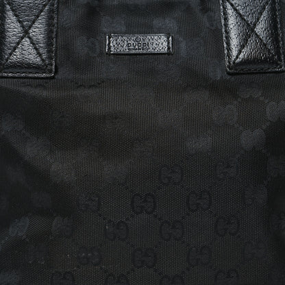 Gucci GG Monogram Small Web Handle Bucket Tote Black 8 of 12