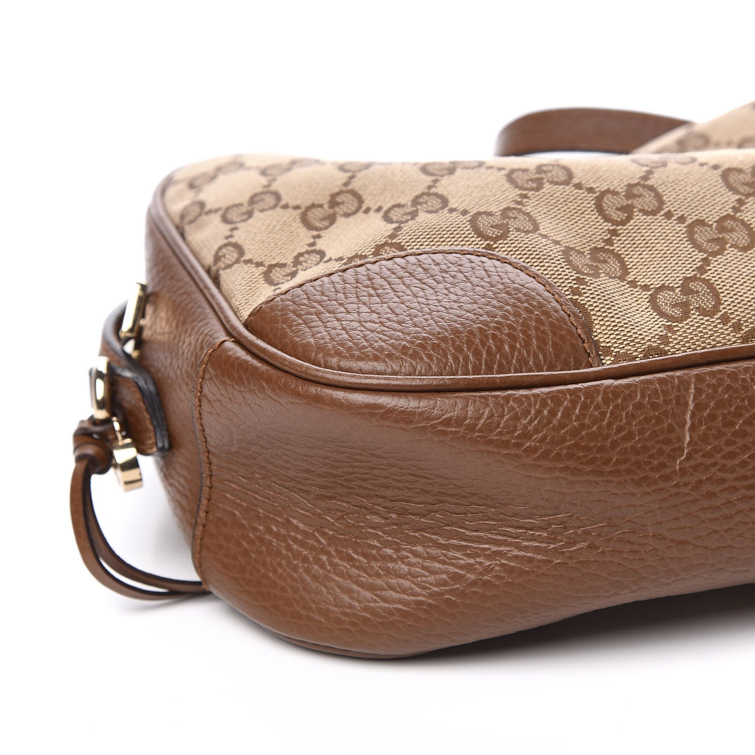 Gucci Monogram Mini Bree Messenger Bag Beige Tabacco 8 of 10
