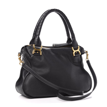 Chloe Calfskin Medium Marcie Satchel Black 3 of 11