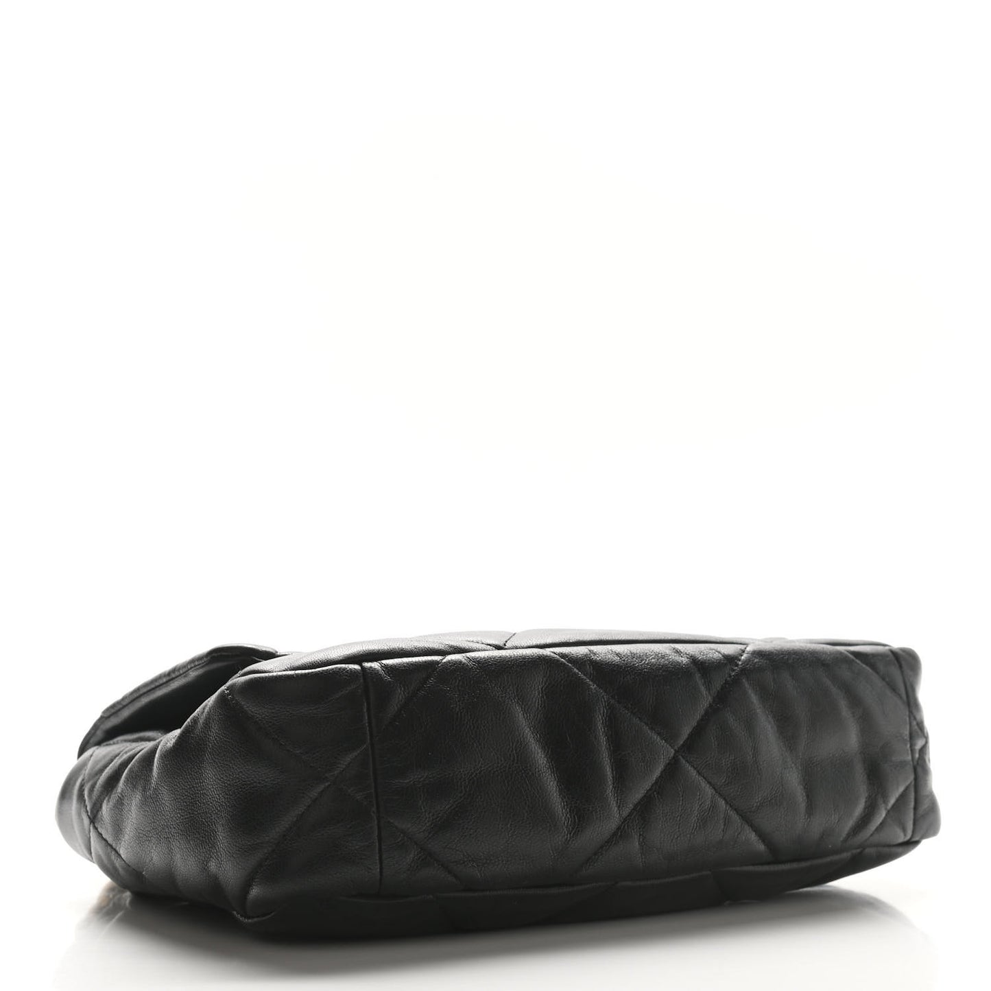 Lambskin Quilted Medium Chanel 19 Flap Black