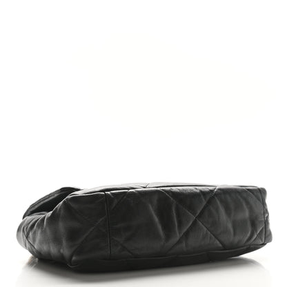 Chanel Lambskin Quilted Medium Chanel 19 Flap Black 4 of 9