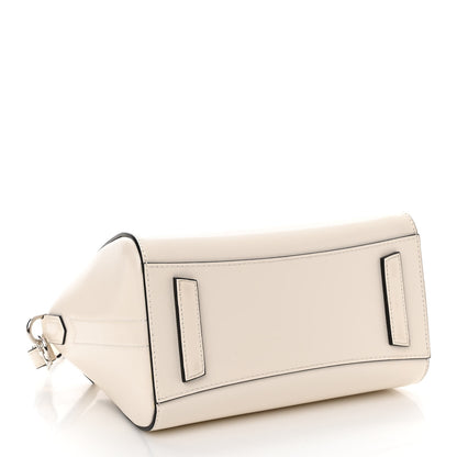 Givenchy Crinkled Patent Calfskin Mini Antigona Ivory 5 of 14