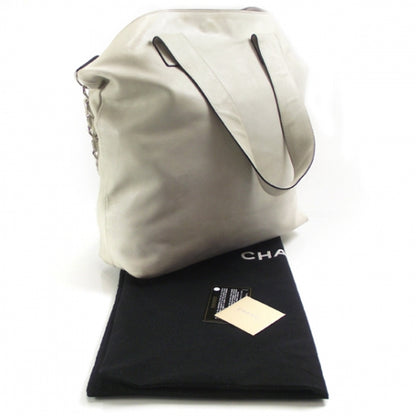 Chanel Lambskin N/S Edgy Tote Ivory 3 of 12