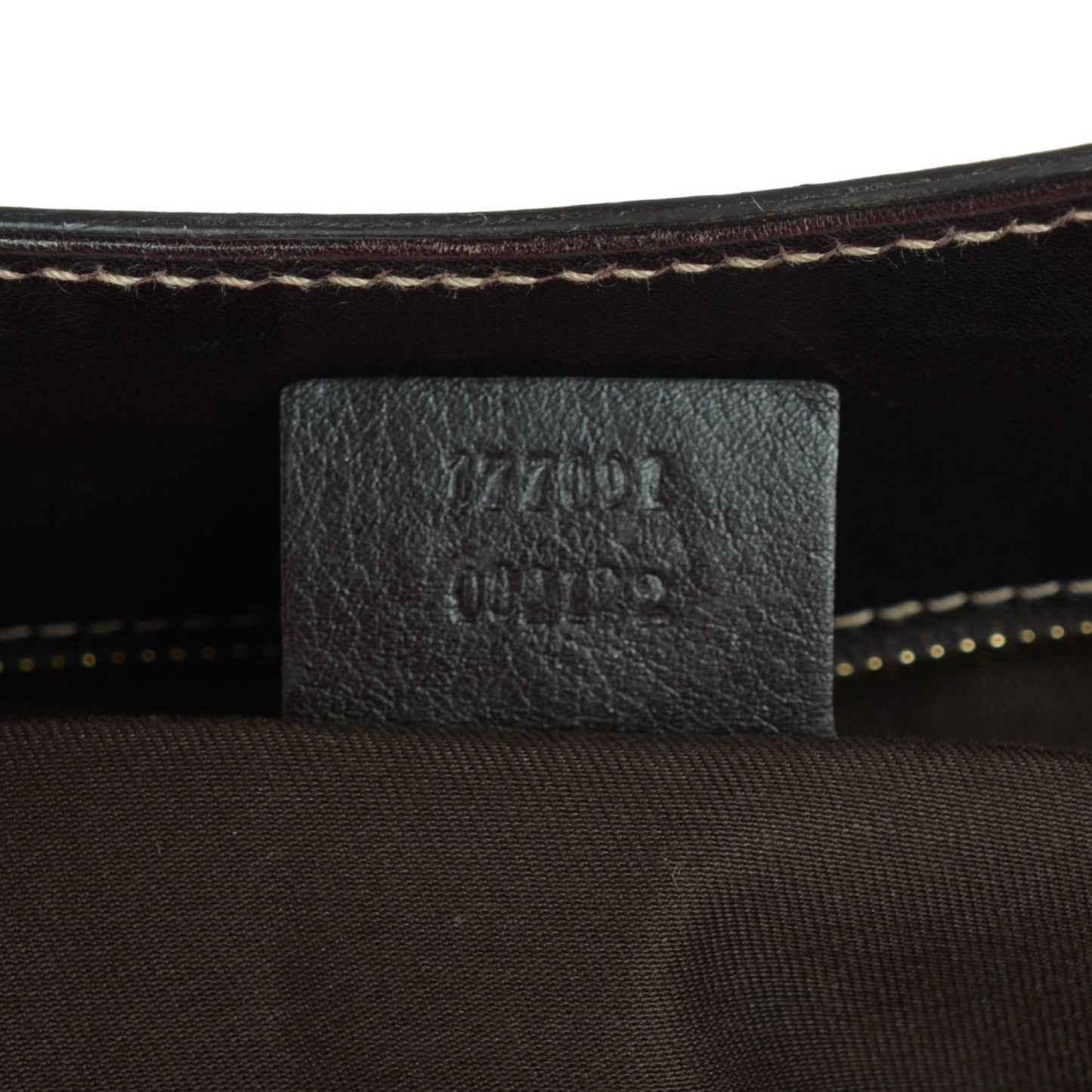 Calfskin Medium Race Bamboo Top Handle Bag Brown