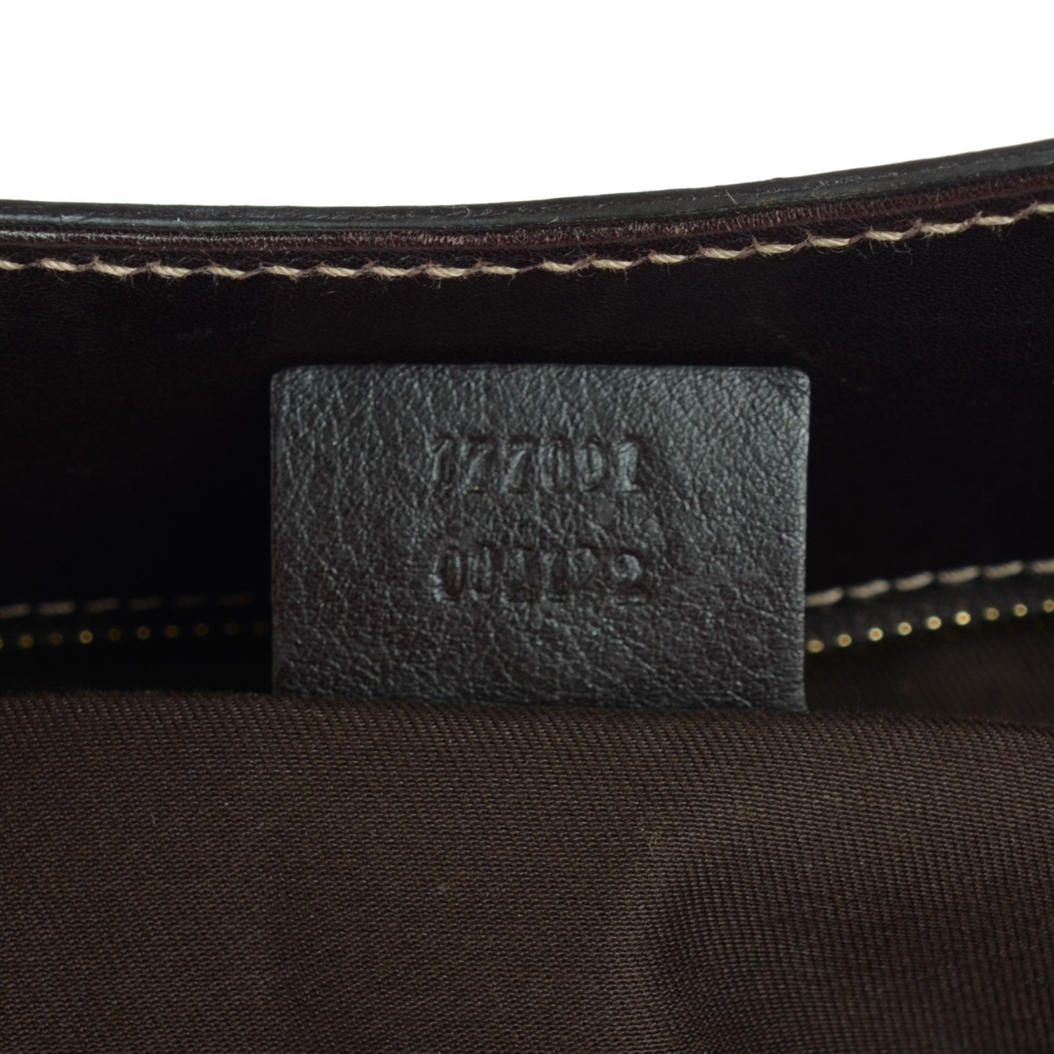 Gucci Calfskin Medium Race Bamboo Top Handle Bag Brown 7 of 7